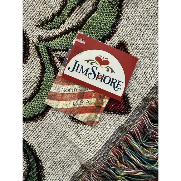 Jim Shore "May The Road Rise Up To Meet You" Throw Blanket Tapestry NWT 51x68 - Picture 4 of 7